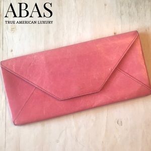Abas Pink Belting Travel Clutch